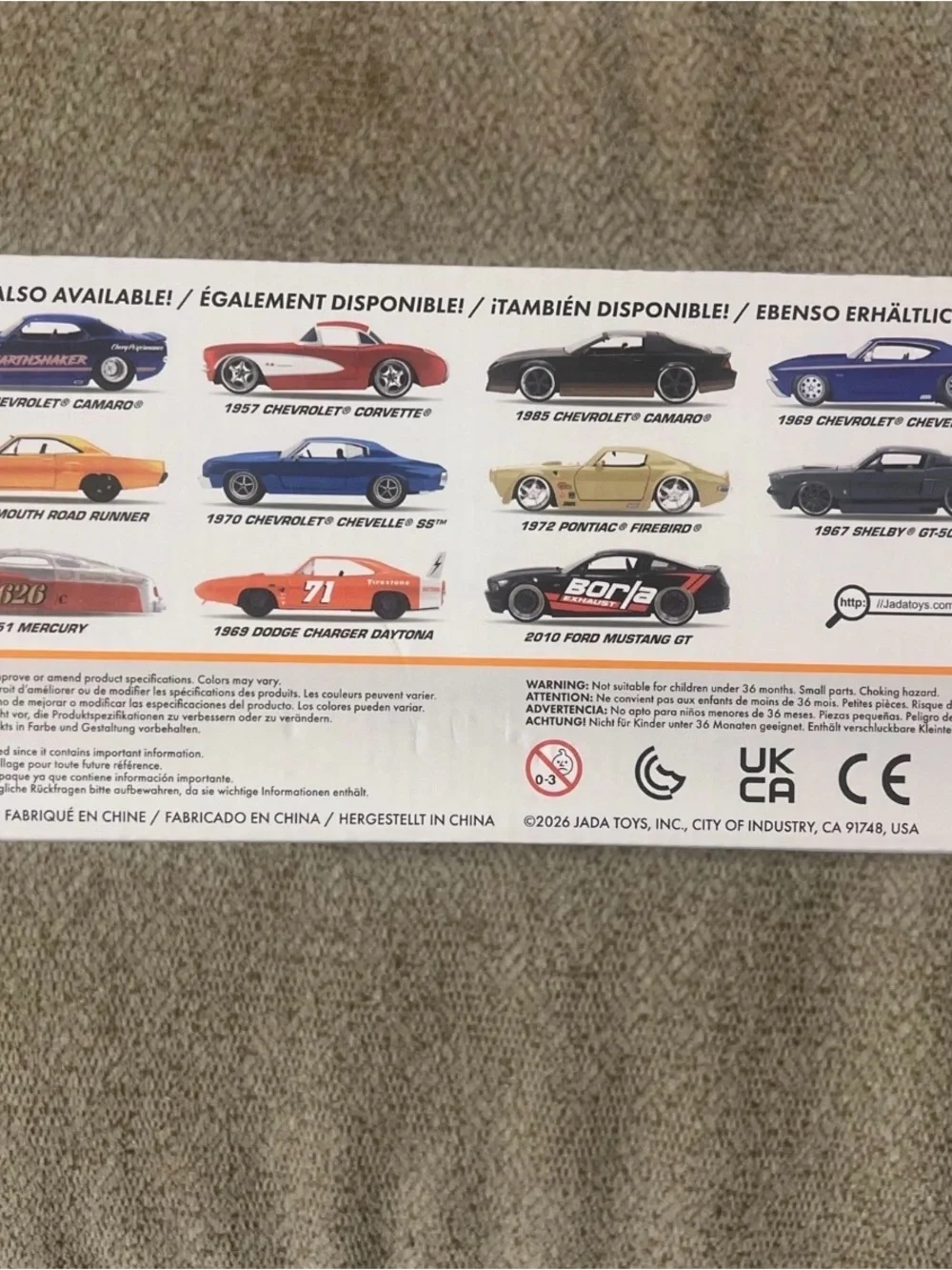 Jada 1/24 Big Time Muscle 1965 Shelby Cobra 427 S/C Red 30531 Diecast Model